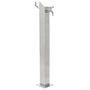 vidaXL veekraan aeda, roostevaba teras, kandiline, 95 cm