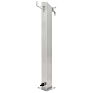 Zahradní sloupek na vodu nerezová ocel čtvercový 95 cm - obrázek 4