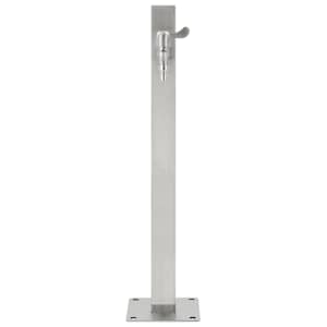 Zahradní sloupek na vodu nerezová ocel čtvercový 65 cm - obrázek 4