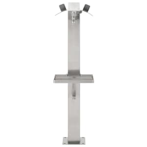 Zahradní sloupek na vodu nerezová ocel čtvercový 95 cm - obrázek 3