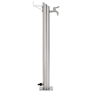 Zahradní sloupek na vodu nerezová ocel kulatý 95 cm - obrázek 2