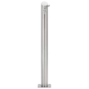 Zahradní sloupek na vodu nerezová ocel kulatý 95 cm - obrázek 4