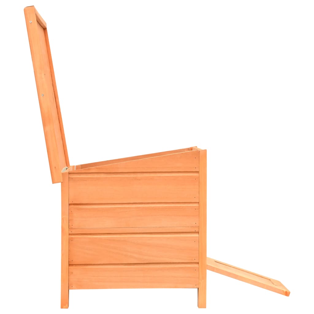 Maison De Chat Pin Massif Et Sapin 50 X 46 X 43,5 Cm VidaXL 16 width=274