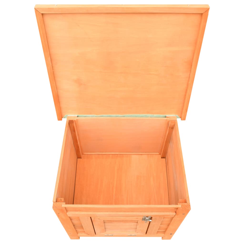 Maison De Chat Pin Massif Et Sapin 50 X 46 X 43,5 Cm VidaXL 18 width=274