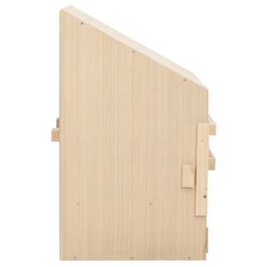 Snáškové hnízdo 2 boxy 63 x 40 x 65 cm masivní borovice - obrázek 6