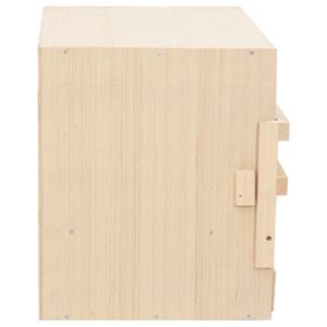 Snáškové hnízdo 2 boxy 63 x 40 x 45 cm masivní borovice - obrázek 6