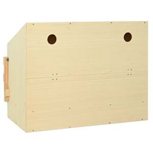 Snáškové hnízdo 3 boxy 93 x 40 x 65 cm masivní borovice - obrázek 7