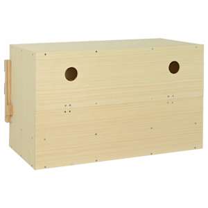 Snáškové hnízdo 3 boxy 96 x 40 x 45 cm masivní borovice - obrázek 7