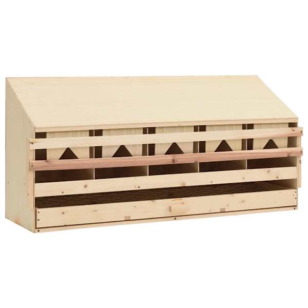 vidaXL kana pesakast 5 sektsiooniga, 117 x 33 x 54 cm, m&auml;nnipuit