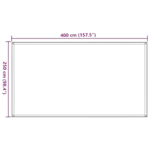 Koberec ke stanu 250 x 400 cm HDPE zelený - obrázek 7