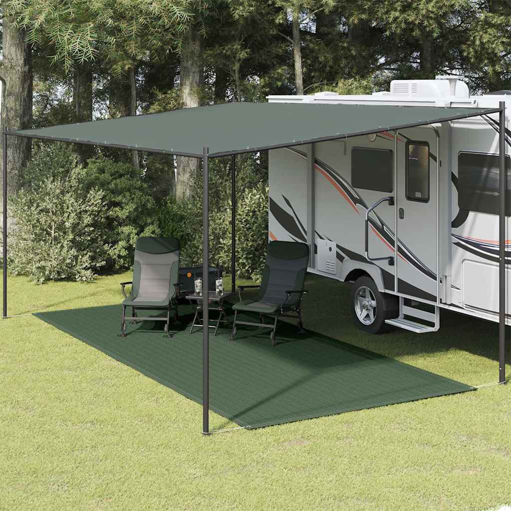 vidaXL Zeltteppich 250 x 600 cm HDPE Grün