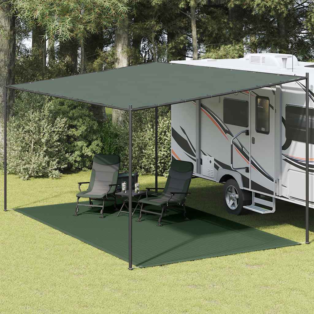 vidaXL Teltteppe 300x500 cm HDPE grønn