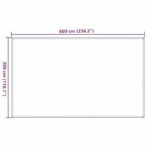Koberec ke stanu 300 x 600 cm HDPE zelený - obrázek 7