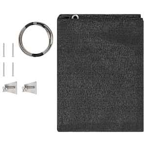 vidaXL Pakabinama balkono uždanga, antracito spalvos, 140x230cm, HDPE