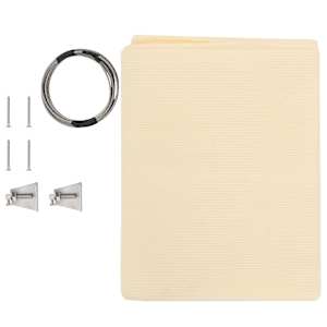 vidaXL Pakabinama balkono uždanga, kreminės spalvos, 140x230cm, HDPE