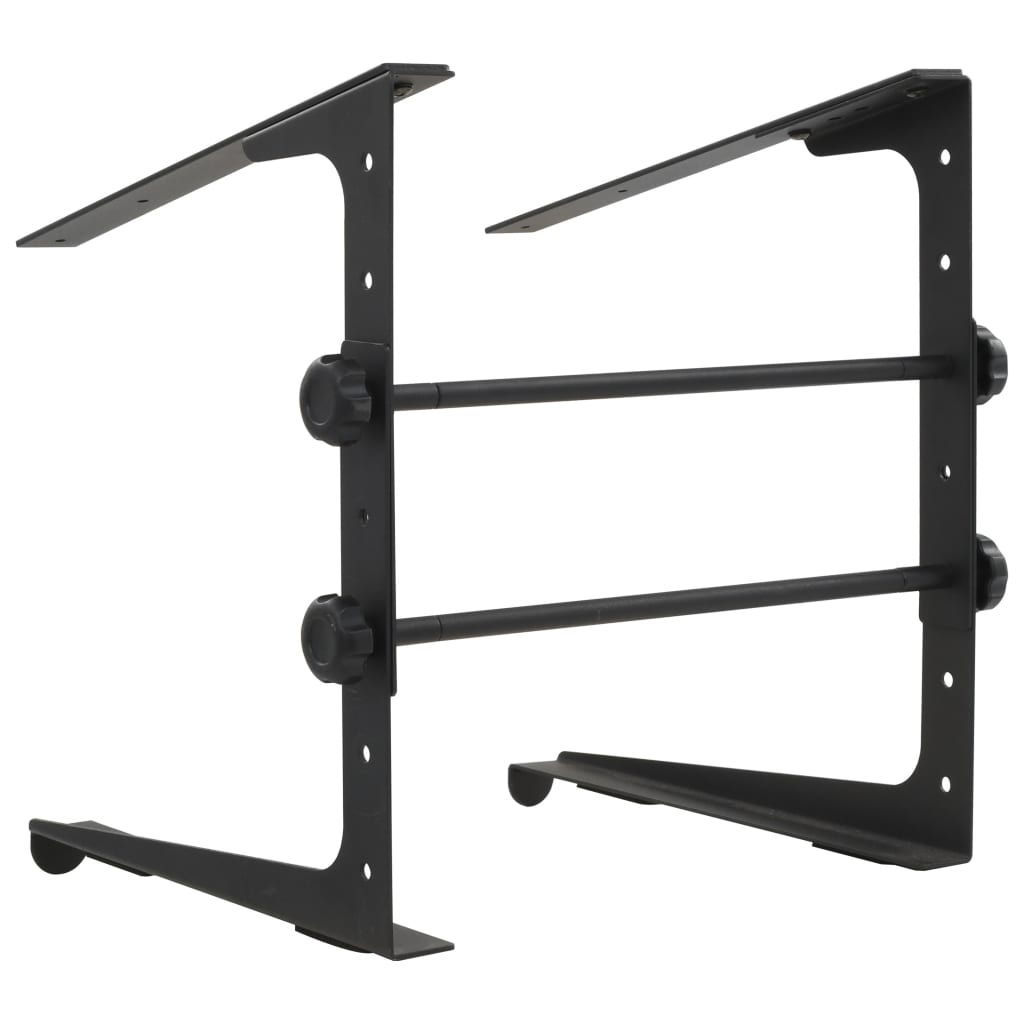 

vidaXL Laptopstandaard 30,5x28x(24,5-37,5) cm staal zwart