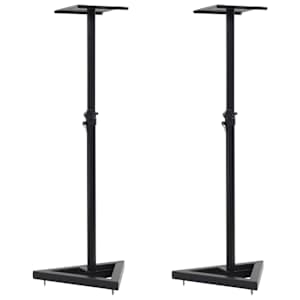 Studijska stojala za zvočnike 2 kosa črno jeklo