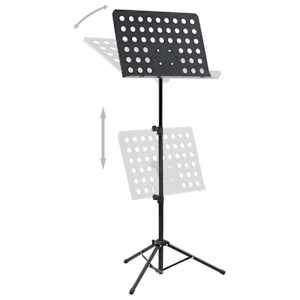 Stojan na noty černý ocel - obrázek 2