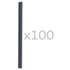 100 ks klipy na panelovou stínicí pásku PVC antracitové - obrázek 2