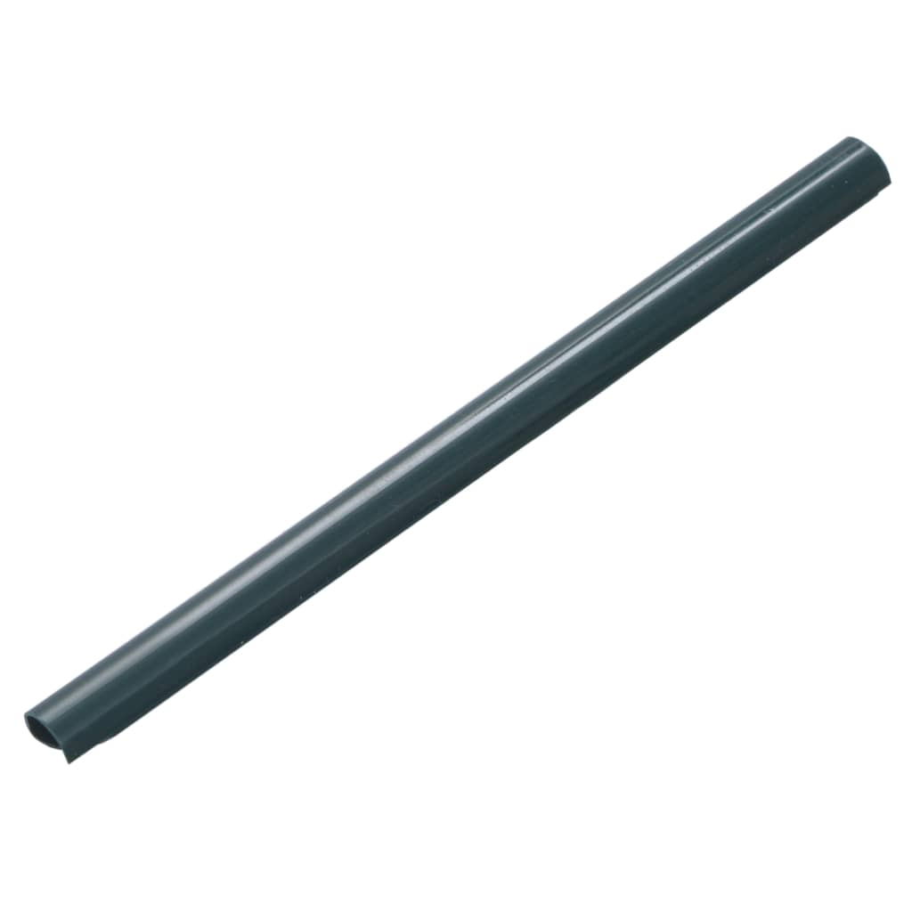vidaXL Cleme fixare fâșii de gard, 100 buc., verde, PVC