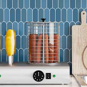 Stekleni valj za grelec hot dogov 200x240 mm