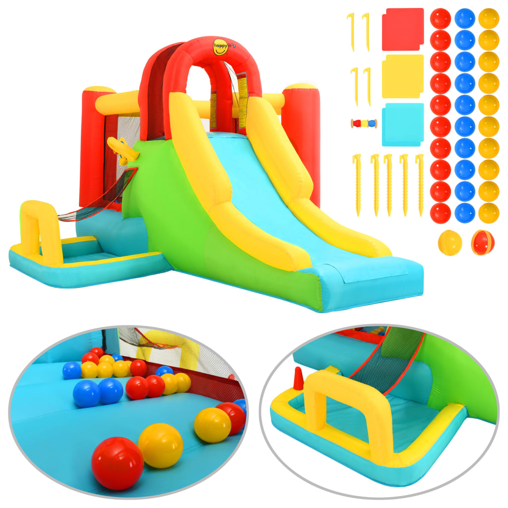 

Happy Hop Springkussen met glijbaan 400x295x200 cm PVC