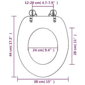 WC sedátko s funkcí pomalého sklápění MDF motiv delfínů - obrázek 11