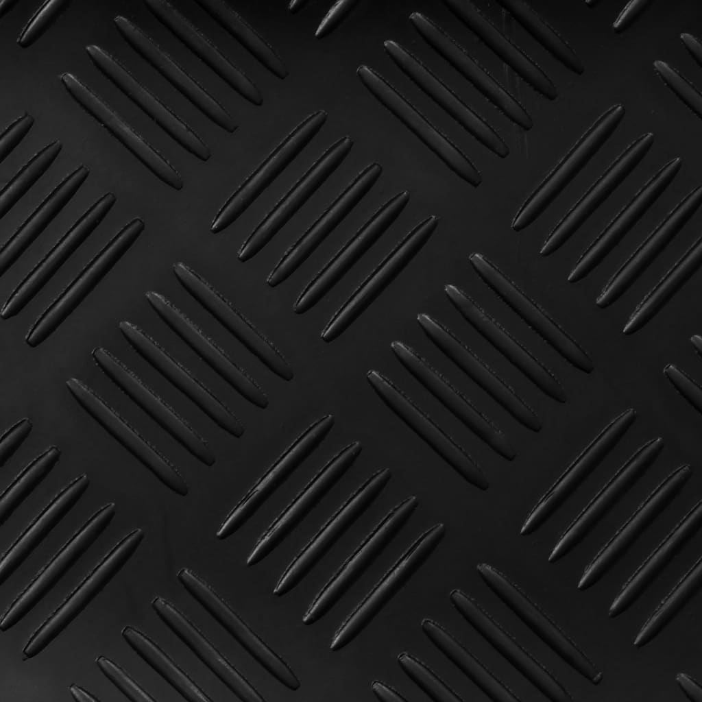 Thumbnail - vidaXL Bodenmatte Rutschfest Gummi 1,5x2 m 3 mm Karo