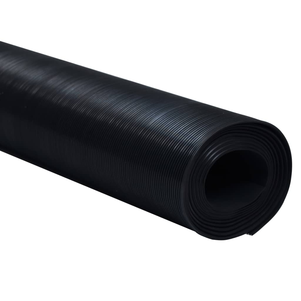 

vidaXL Vloermat anti-slip 3 mm 1,5x2 m rubber fijne ribbel