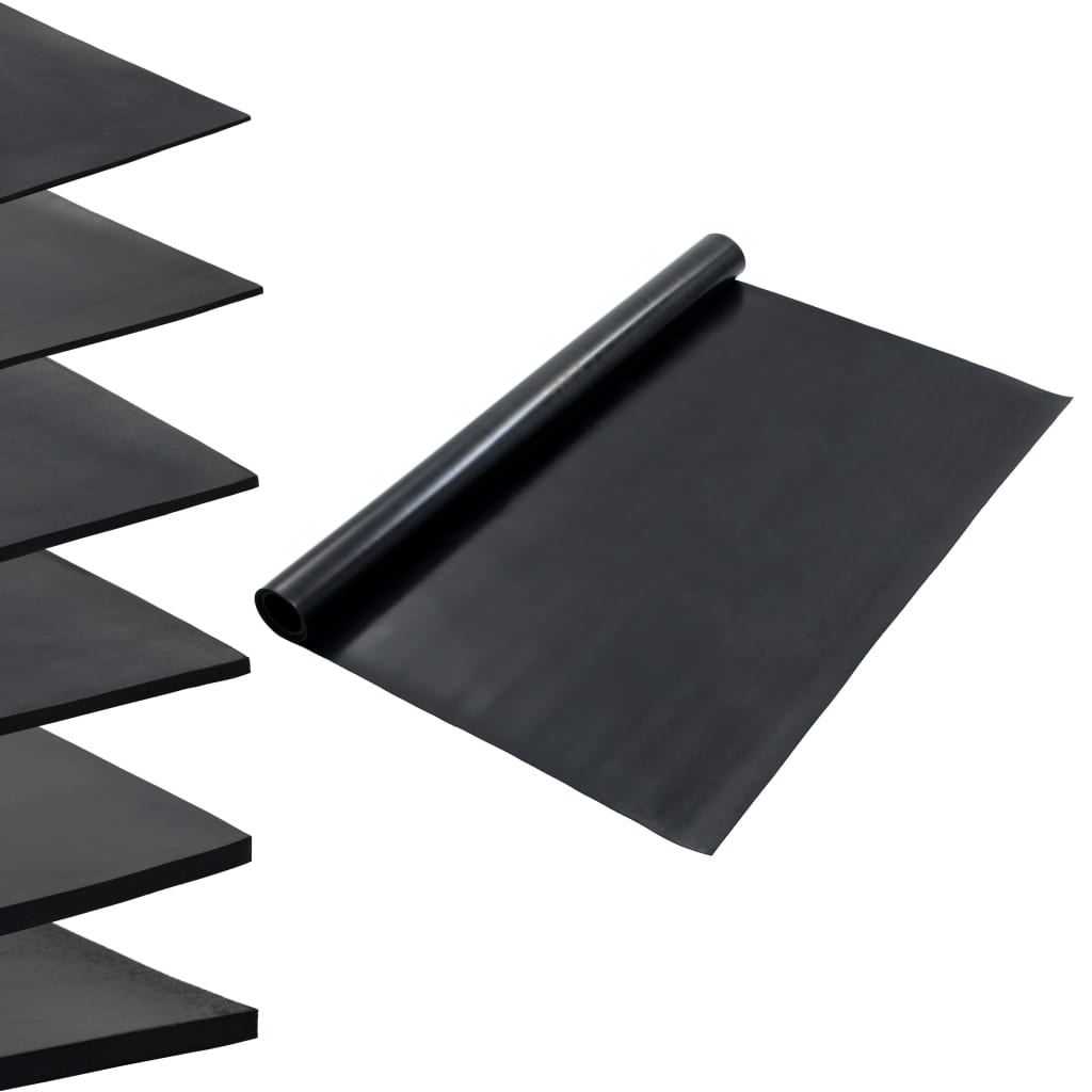Vloermat anti-slip 2 mm 1,2x2 m rubber glad