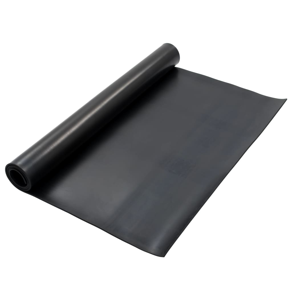 Thumbnail - vidaXL Bodenmatte Rutschfest Gummi 1,2x2 m 6 mm Glatt
