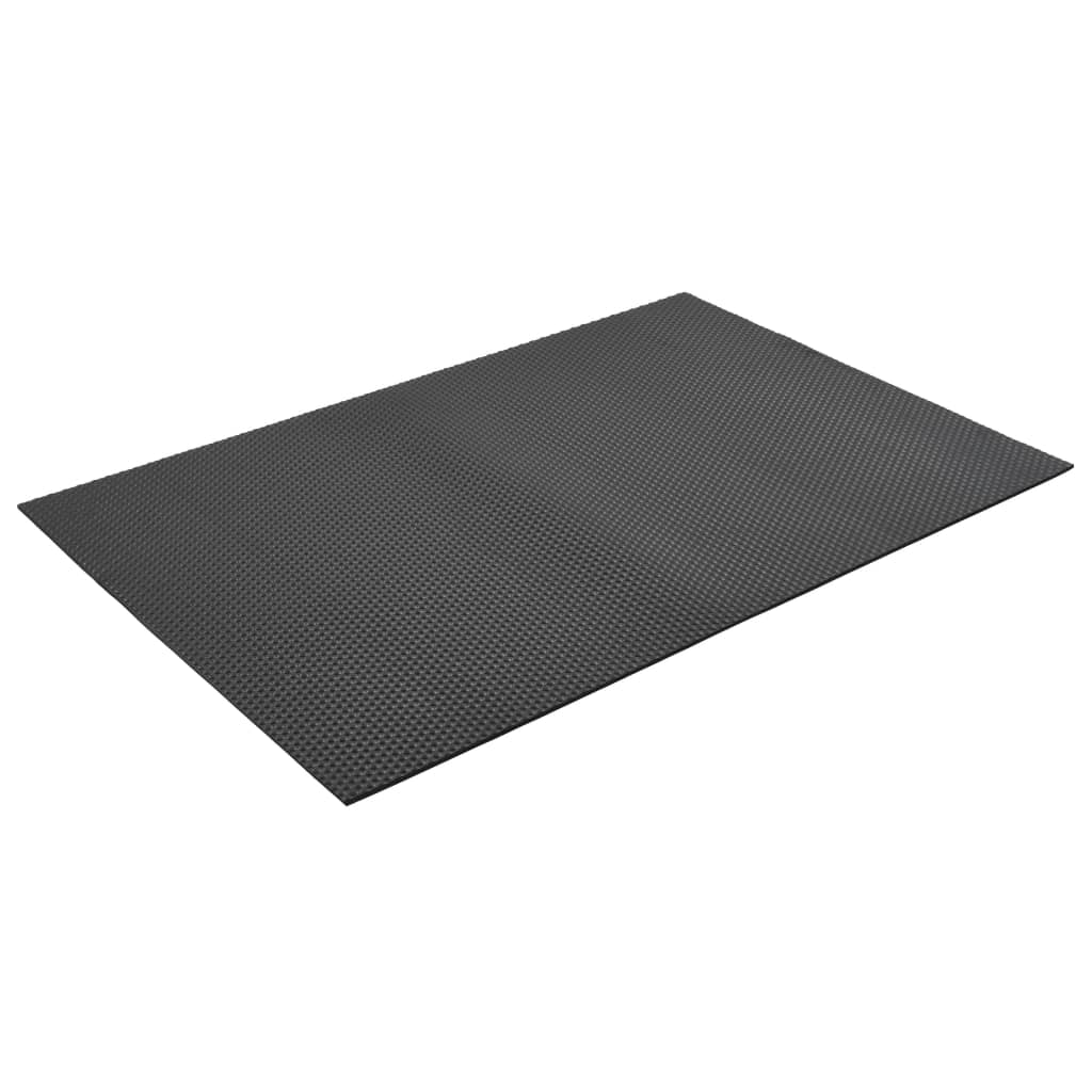 vidaXL Stalmatten anti-slip 2 st kiezel 6 mm 1,2x0,8 m rubber