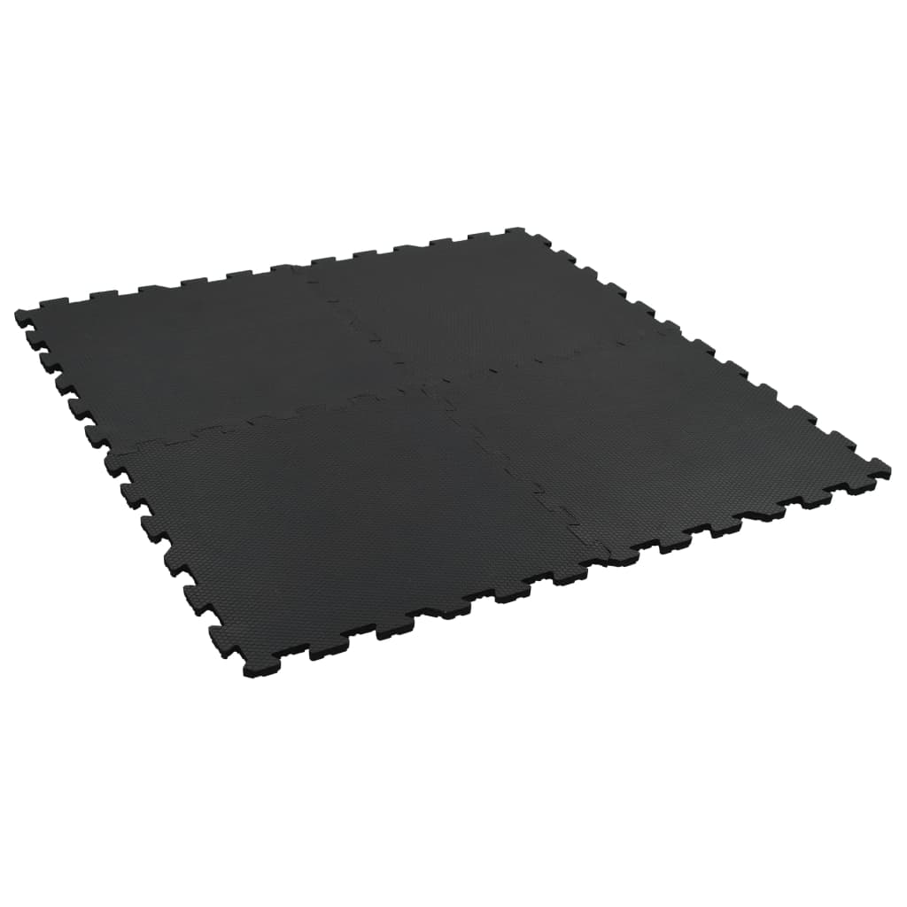 

vidaXL Stalmatten in elkaar grijpend 4 st zeshoek 12mm 60x60 cm rubber