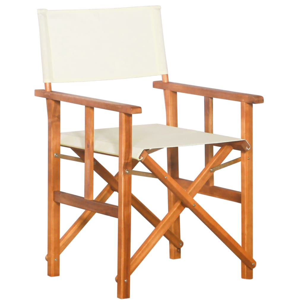 Image of vidaXL Director's Chair Solid Acacia Wood