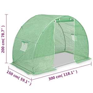 Fóliovník 4,5 m² 300 x 150 x 200 cm - obrázek 12