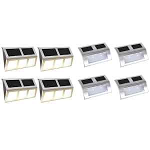 Sada solárních lamp 8 kusů s LED diodami