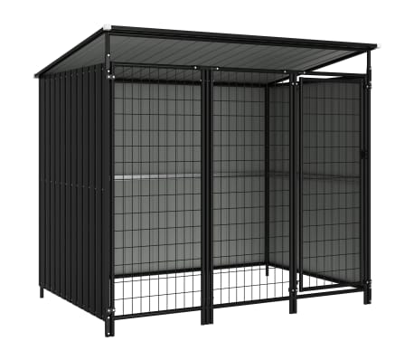 Maison Exclusive - Recinzione Da Giardino Con Punta A Lancia Nera 115cm Acciaio 88428713