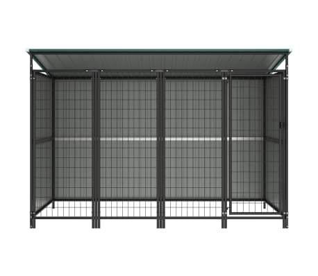 vidaXL Hondenkennel voor buiten 253x133x164 cm