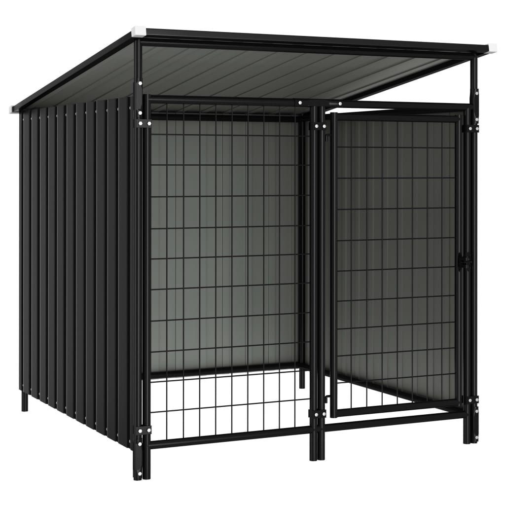 

vidaXL Outdoor Dog Kennel 52.4"x52.4"x45.7"