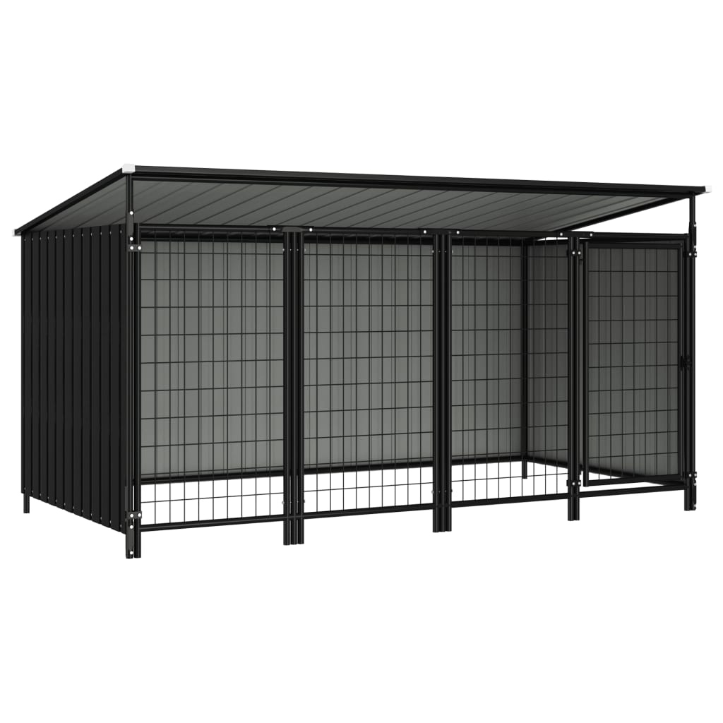 

vidaXL Outdoor Dog Kennel 99.6"x52.4"x45.7"