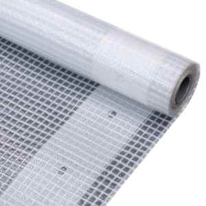 vidaXL Leno present, 260 g/m&sup2; 1,5 x 5 m, valge