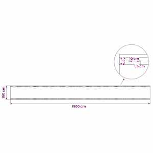Krycí plachta bílá 1,5 x 15 m 260 g/m² - obrázek 6