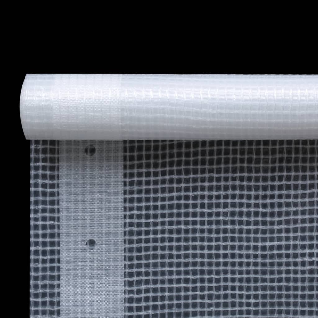 vidaXL Prelată Leno 260 g/m², alb, 1,5 x 20 m