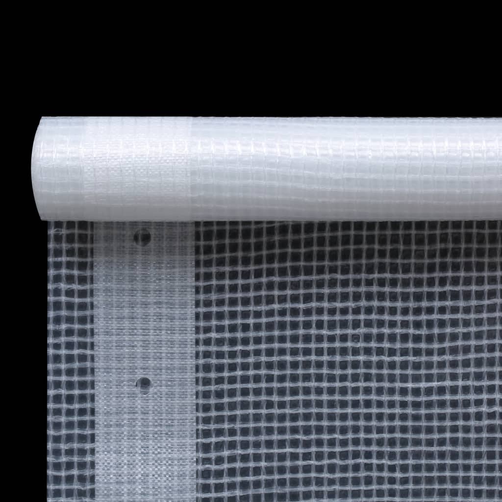 vidaXL brezenta pārklājs, smalki austs, 260 g/m² 2x2 m, balts