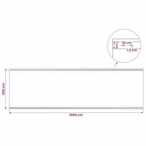 Krycí plachta bílá 3 x 10 m 260 g/m² - obrázek 6