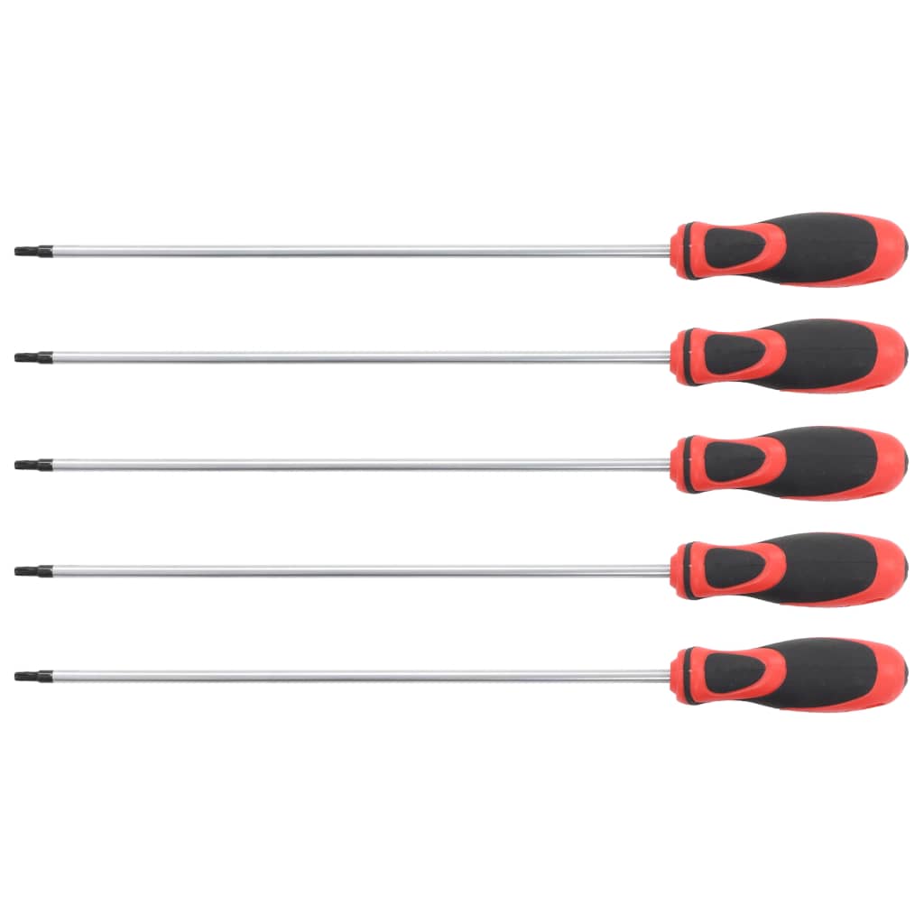 vidaXL Set de șurubelnițe cu cap Torx, 5 piese, 300 mm