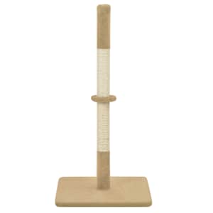 vidaXL Draskymo stovas katėms, smėlio sp., 40x40x80 cm, sizalis