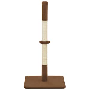 vidaXL Draskymo stovas katėms, rudos sp., 40x40x80 cm, sizalis