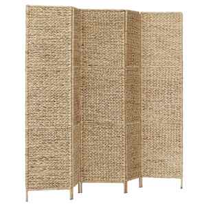 vidaXL 5 dalių kambario pertvara, 193x160cm, vandens hiacintas