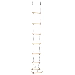 Dětský provazový žebřík 290 cm dřevo - obrázek 3
